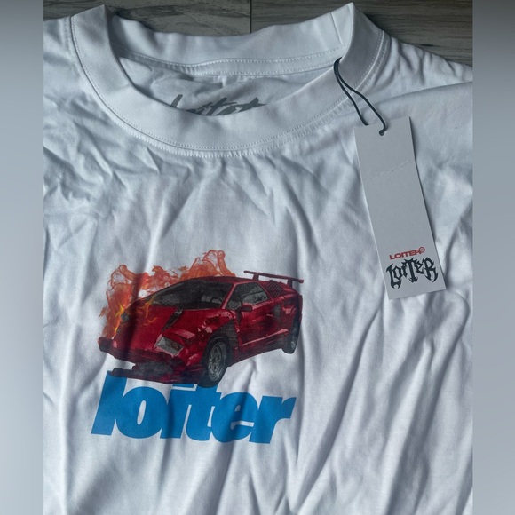 Loiter Collision T Shirt NEW men’s large premium cotton - Picture 6 of 8